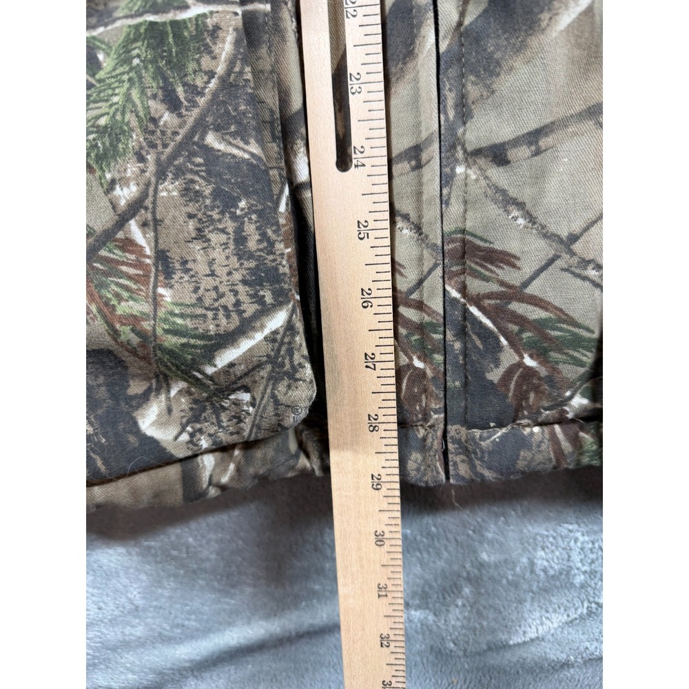 Realtree Camo Insulated Hunting Jacket Parka Mens L 42-44 Hooded Winter Coat - Picture 5 of 8